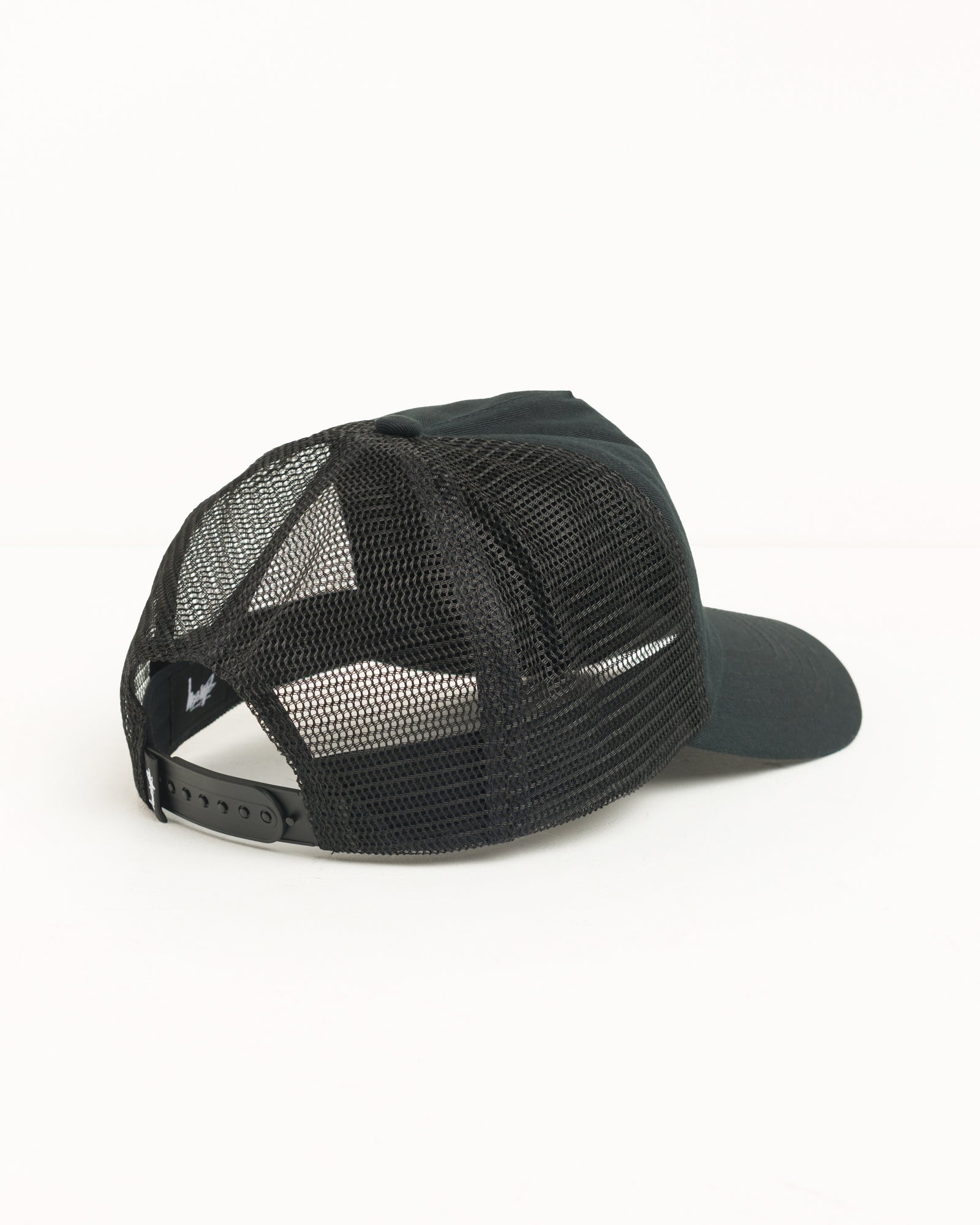 Stussy S Crown Trucker cappello cotone Black