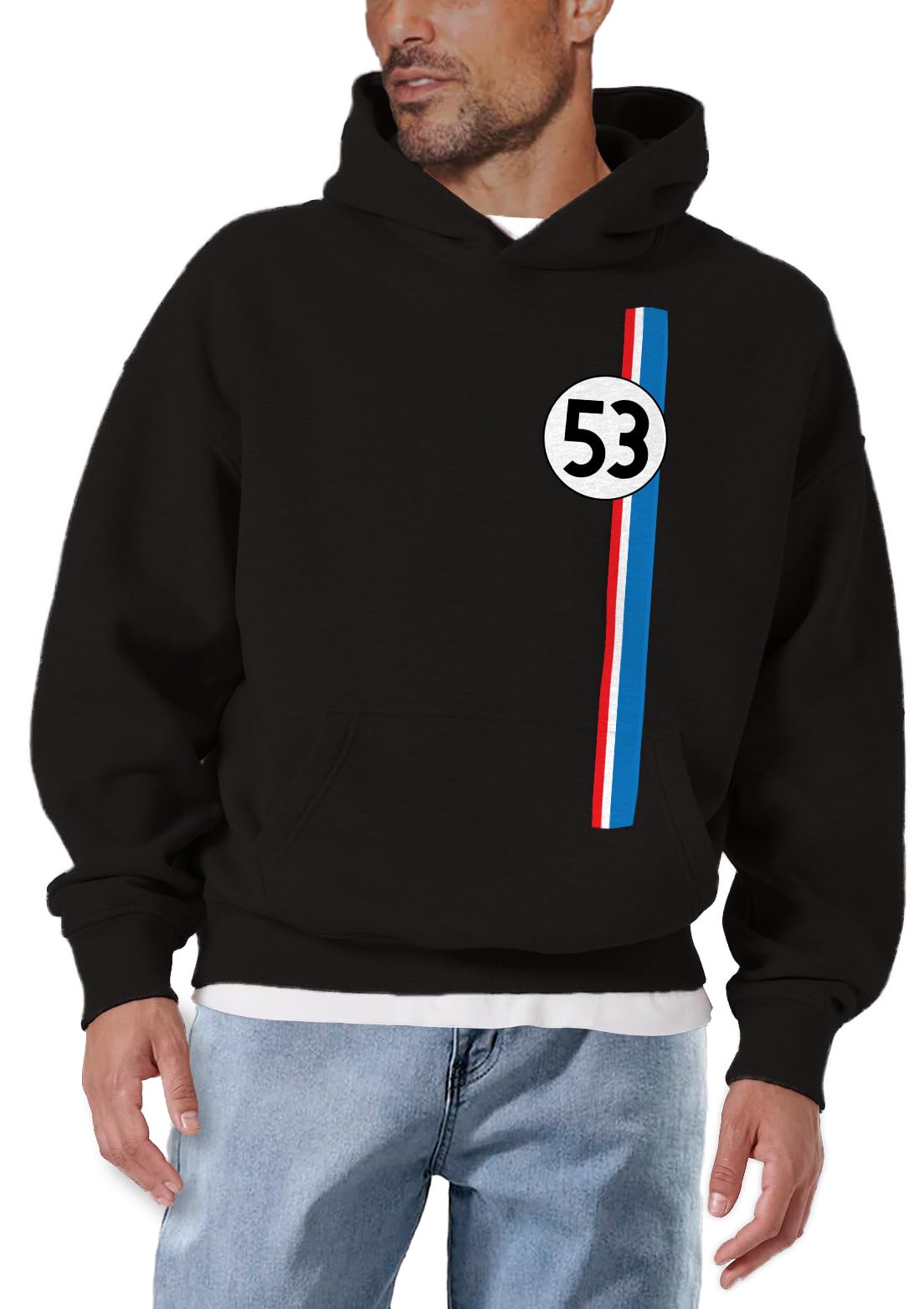 MAKAYA Tuning Auto 53 felpa uomo cappuccio taglia S cotone
