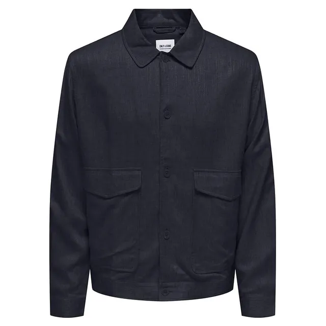 Only & Sons Eliot 0075 giacca uomo viscosa lino taglia M