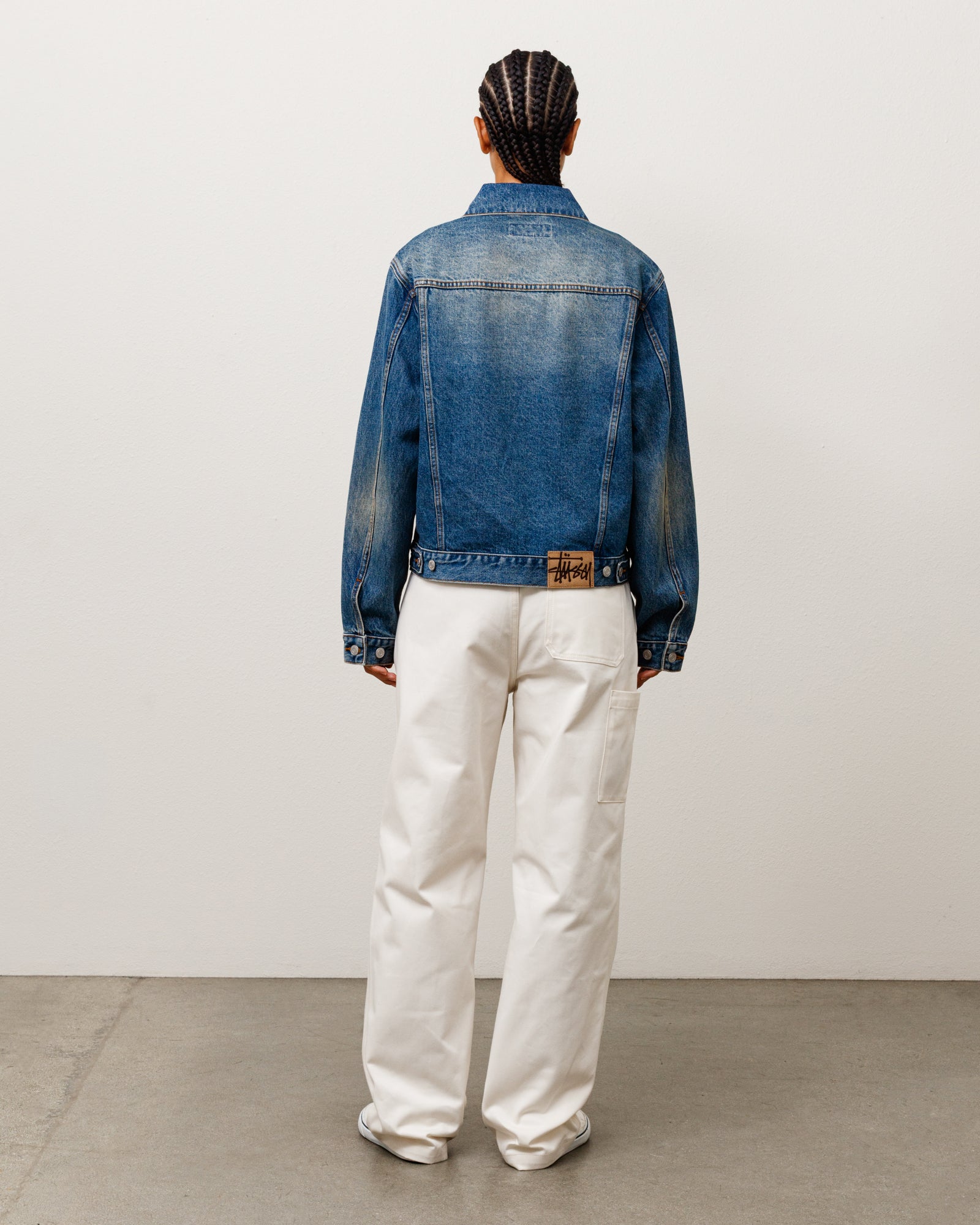 Stussy Pantalone Uniforme Pantalone Bone Cotone Relaxed