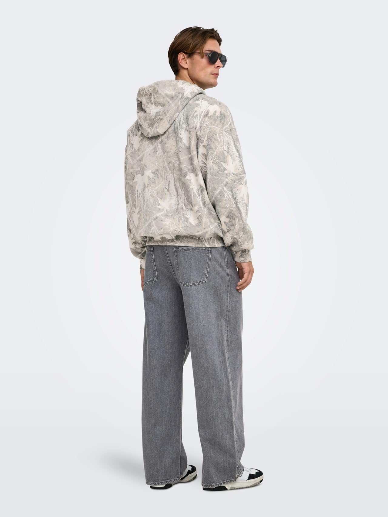Only & Sons Onsjosh felpa uomo M silver lining