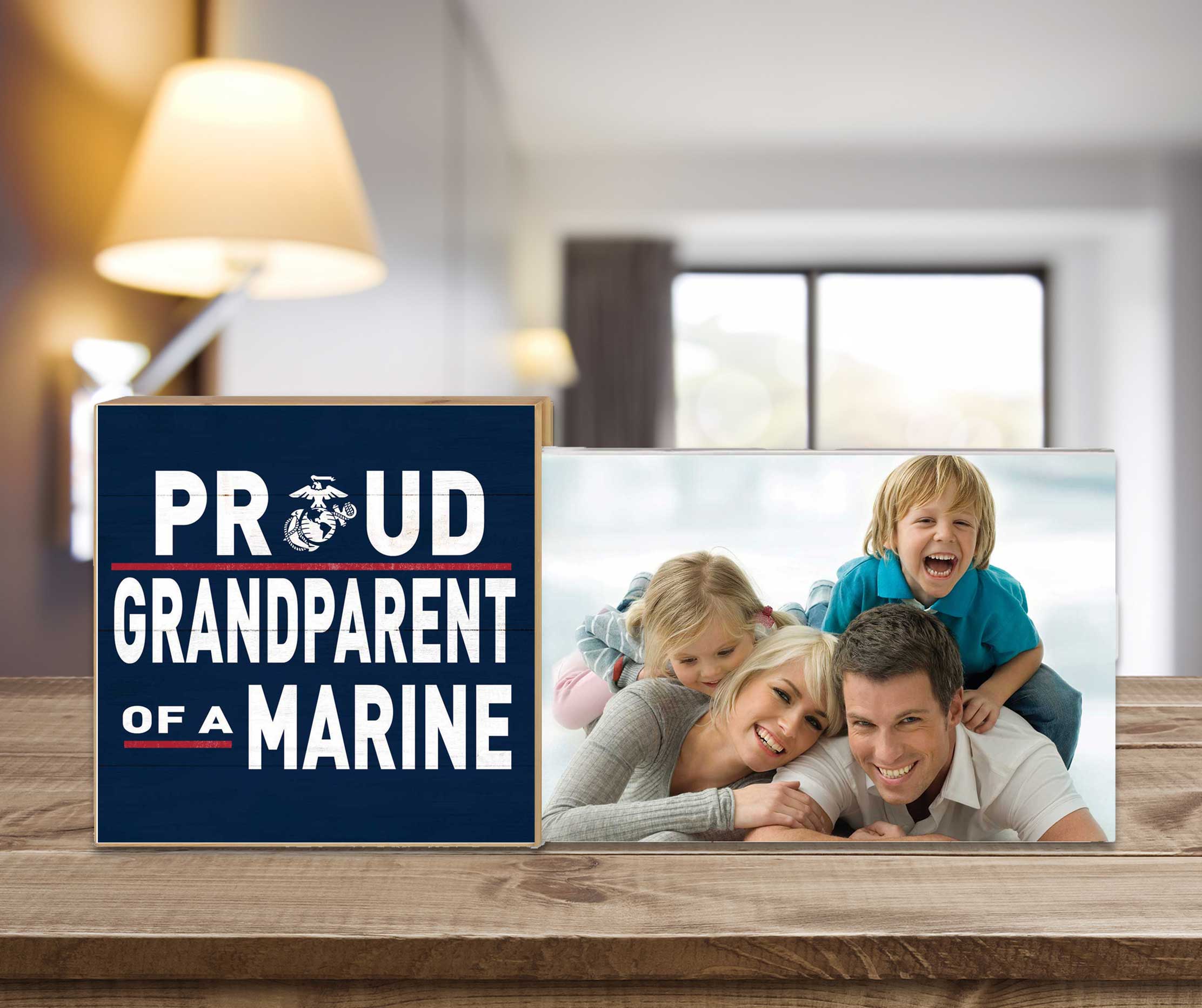 7.62 Design USMC Proud Grandparent cornice foto 10x15 cm