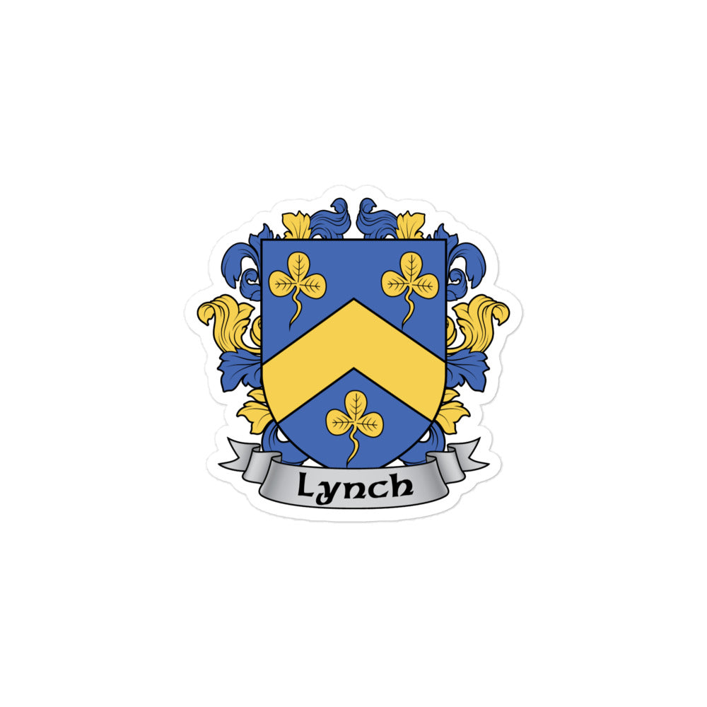 7.62 Design Lynch Irish Coat of Arms Adesivo 3x3 vinile