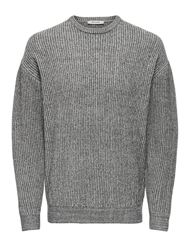 Only & Sons Onsjoe Maglione Uomo Girocollo XXL Nero Maglia