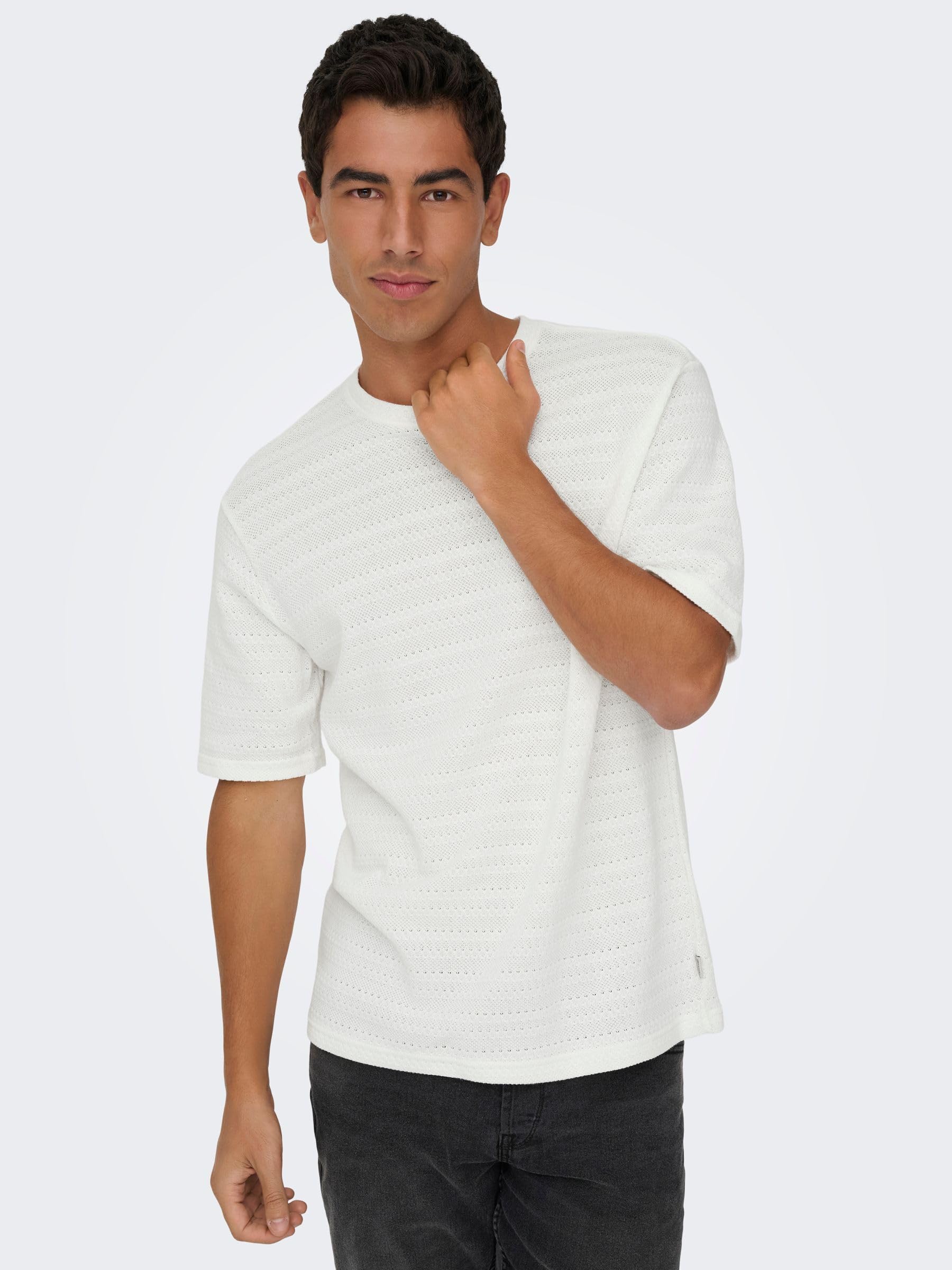 Only & Sons Onsgivo Maglia Uomo Cloud Dancer S
