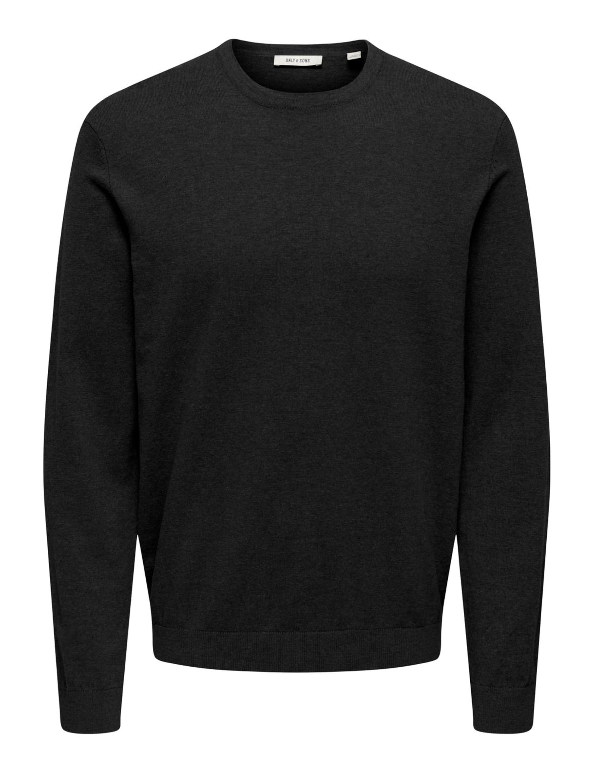Only & Sons Onstim Reg LS Linen Crew Maglione uomo lino