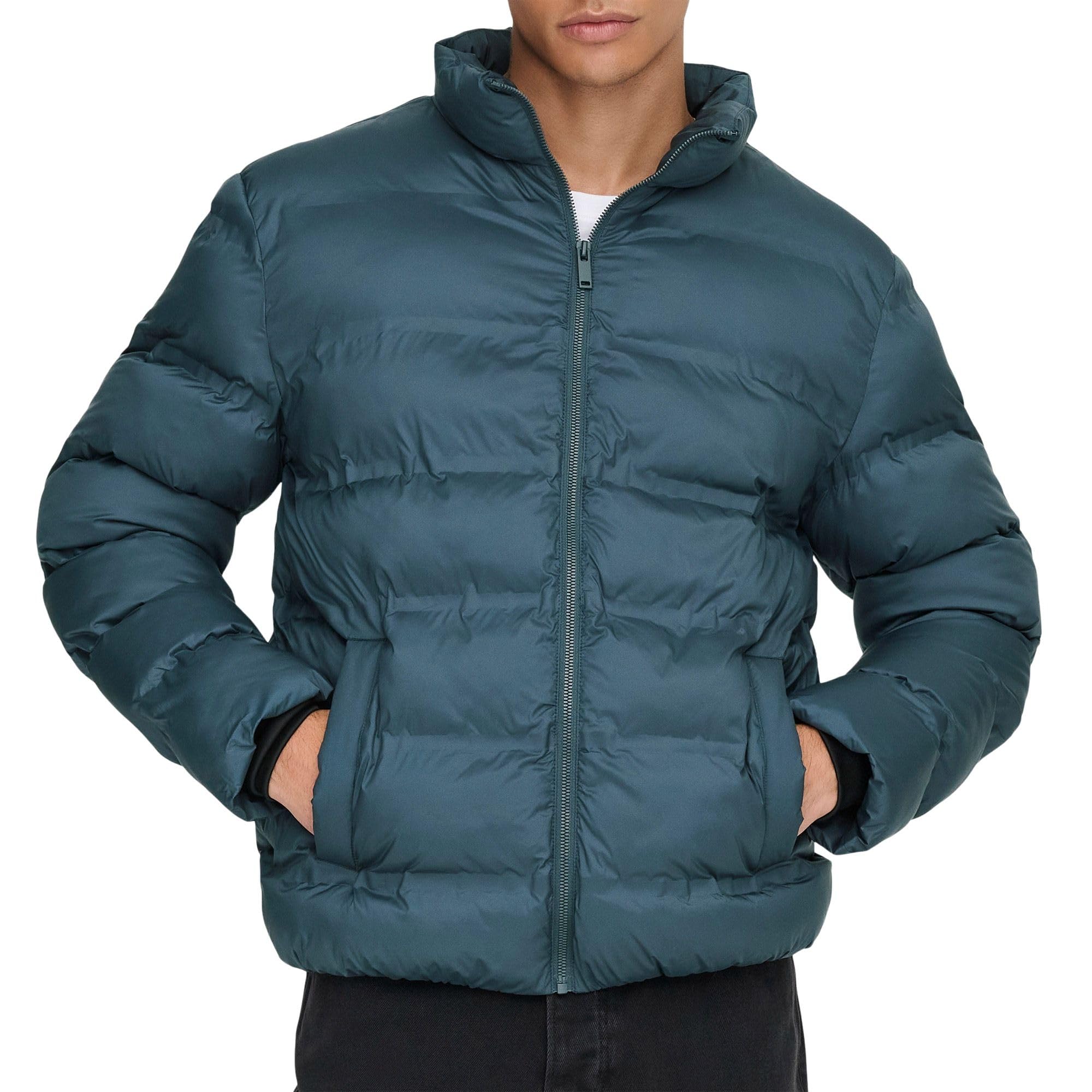 Only & Sons Onsunion Giacca Puffer Uomo Senza Cuciture