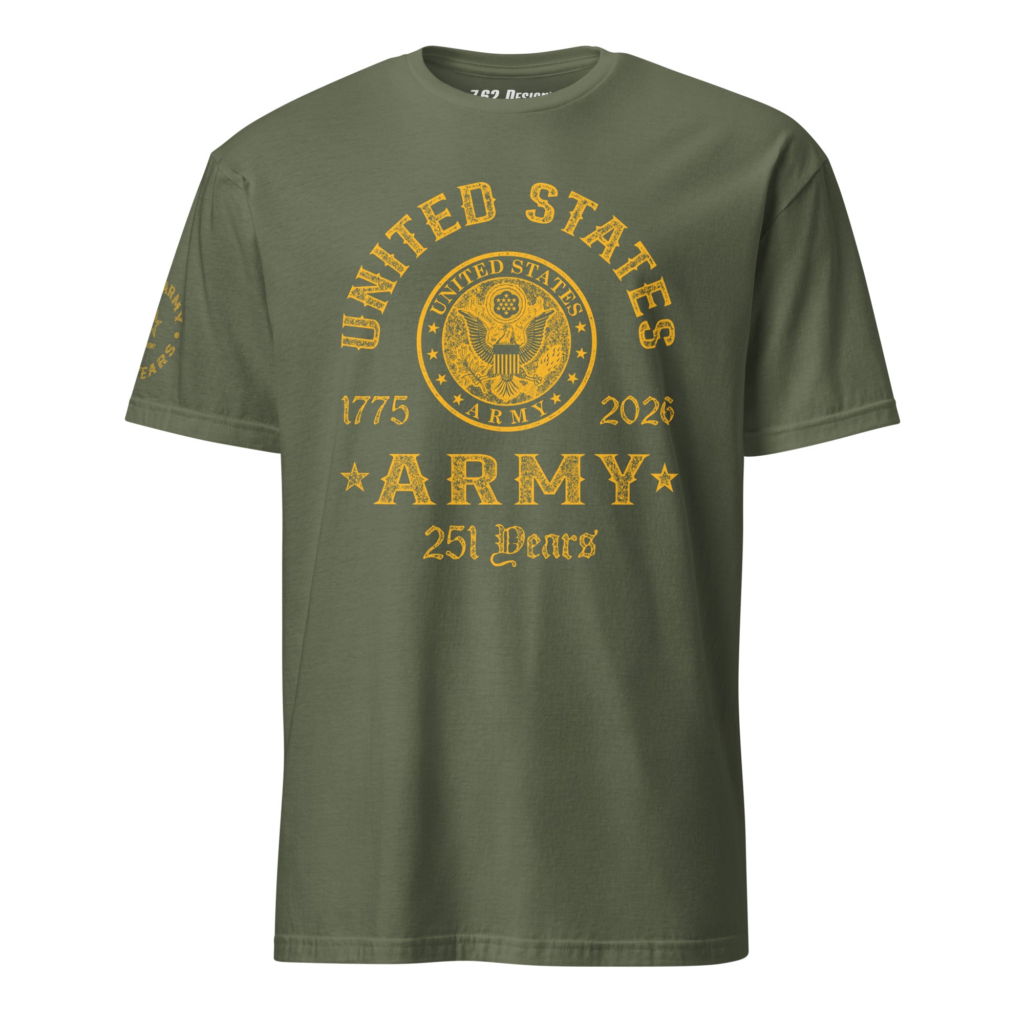 7.62 Design U.S. Army 251st Birthday maglietta nera cotone