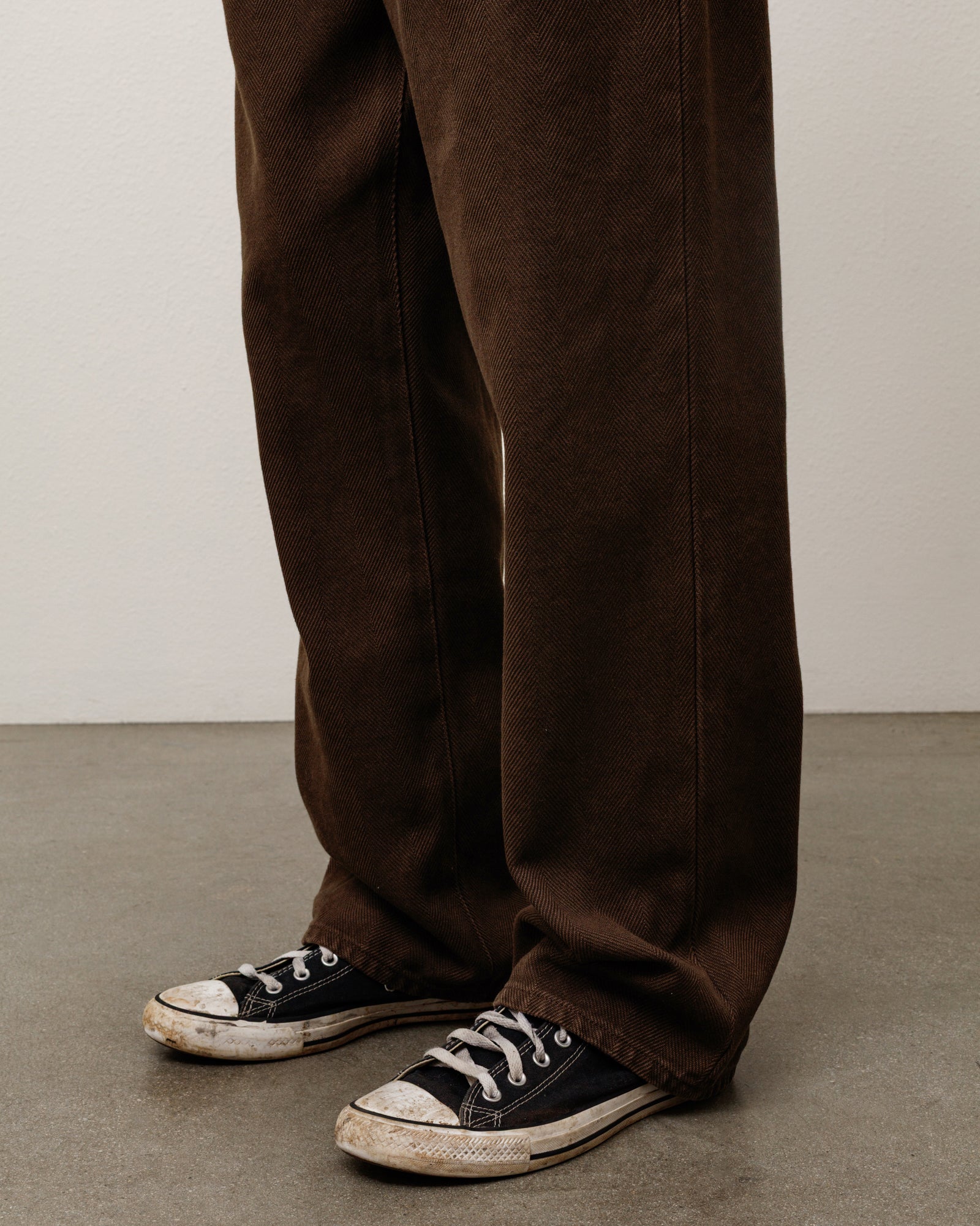 Stussy Big Ol' Jean jeans denim Brown Chevron