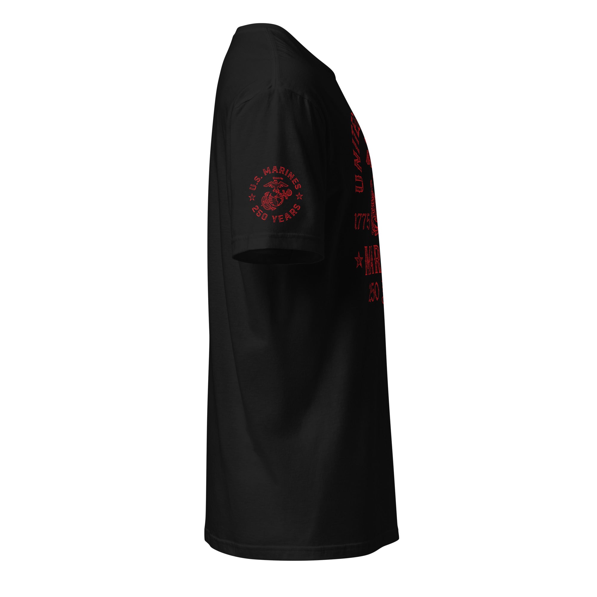 7.62 Design USMC 250th T-Shirt uomo nera cotone taglia L