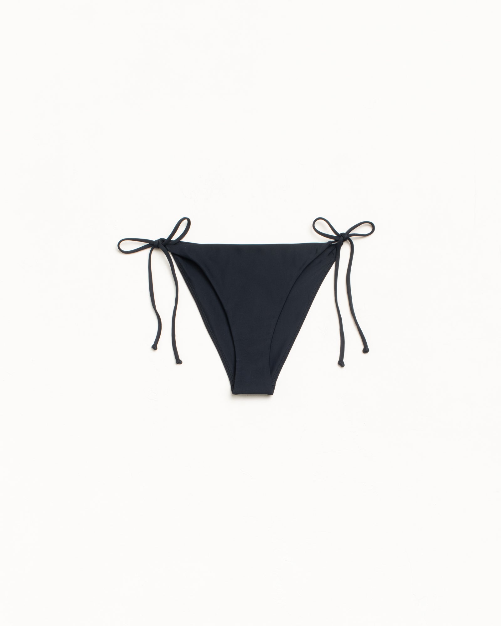 Stussy Side Tie slip bikini Black donna elastan