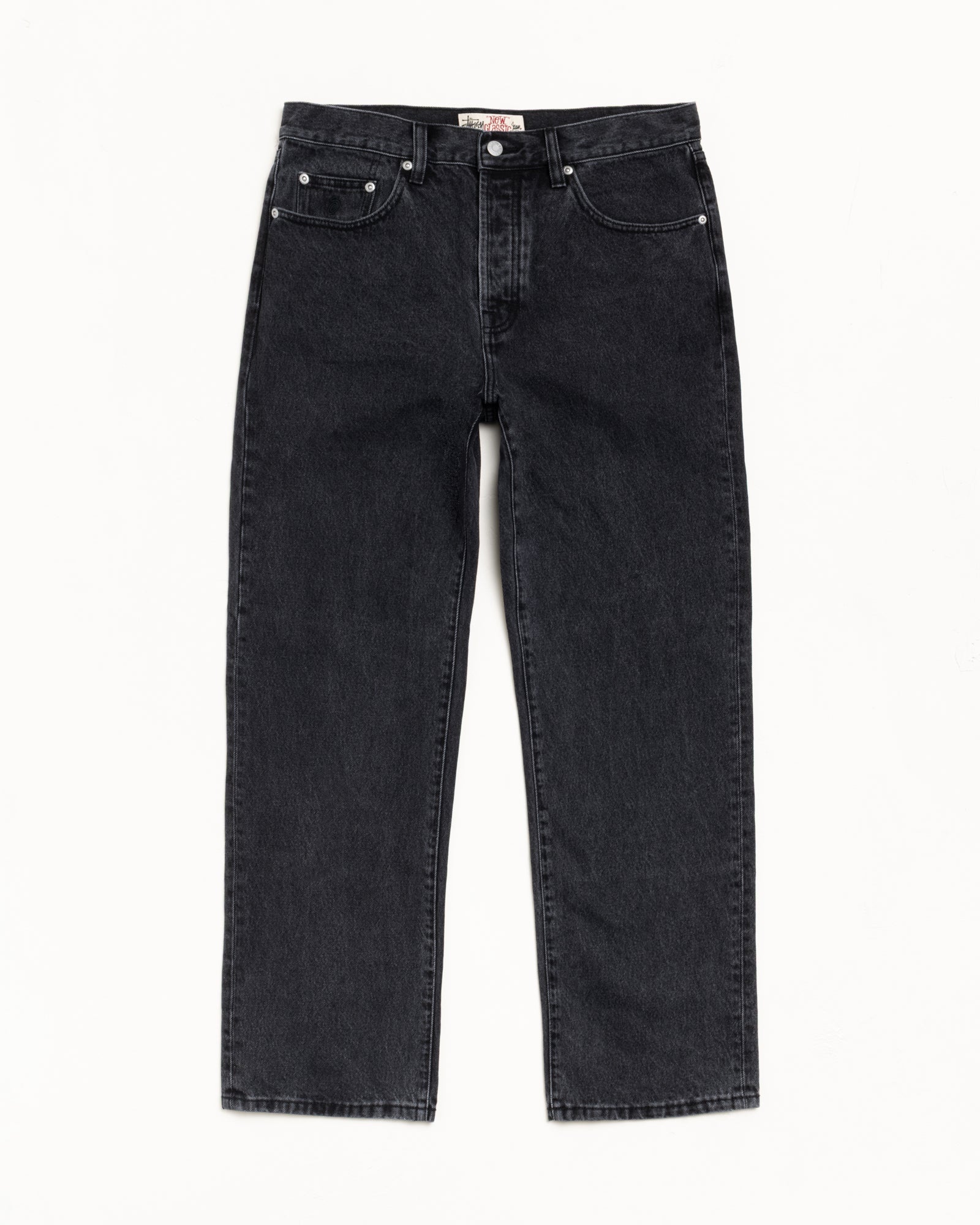 Stussy New Classic Jean denim jeans nero vintage 14,5 oz