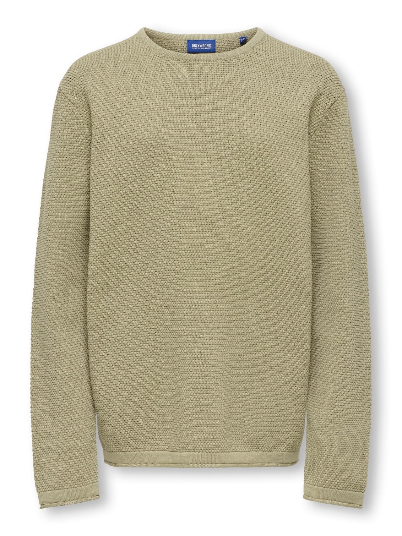 Only & Sons OSJPanter Pullover 110-116 grigio Chinchilla bimbo