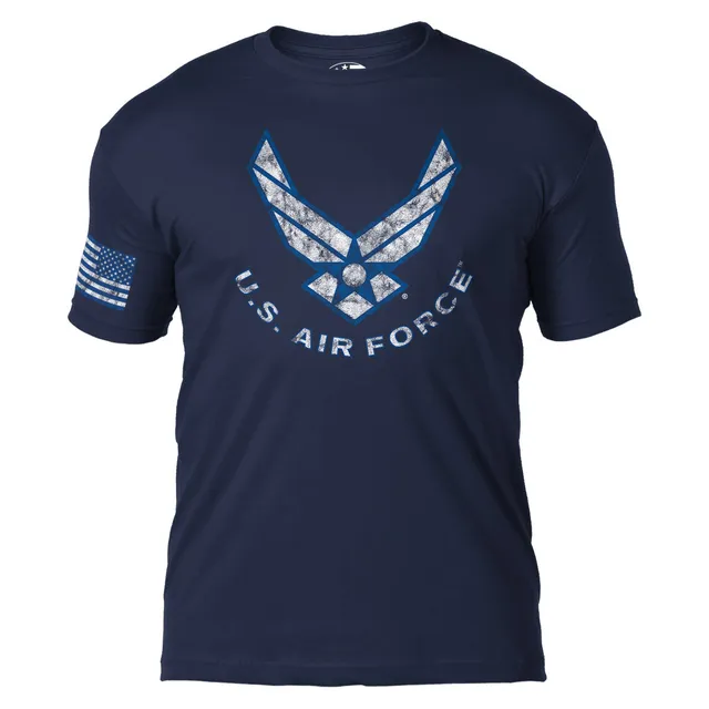 7.62 Design Air Force Flight t-shirt blu cotone