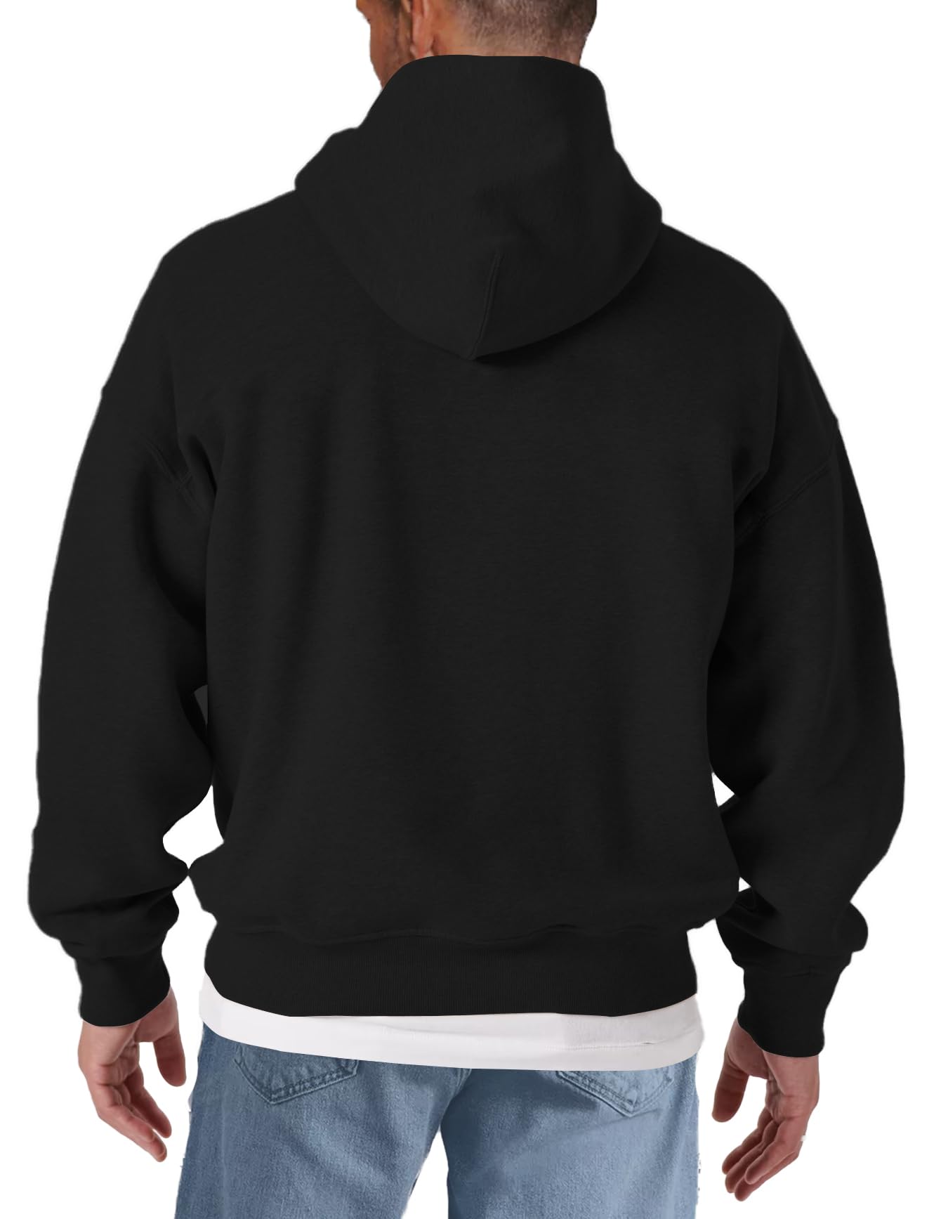 MAKAYA Felpa con Cappuccio Uomo Rose hoodie cotone XXL