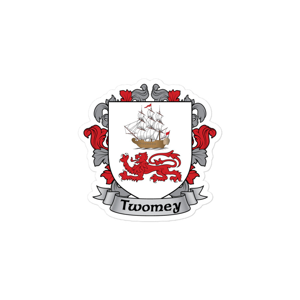7.62 Design Twomey Coat of Arms adesivo vinile 10x10 cm
