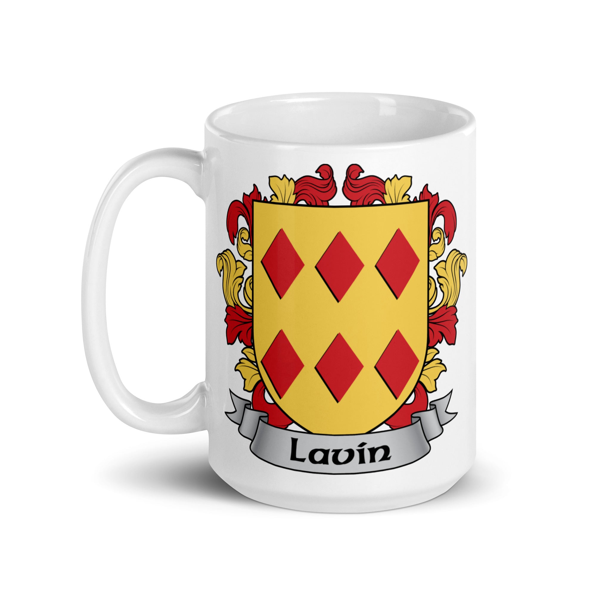 7.62 Design Lavin Coat of Arms tazza 15oz ceramica