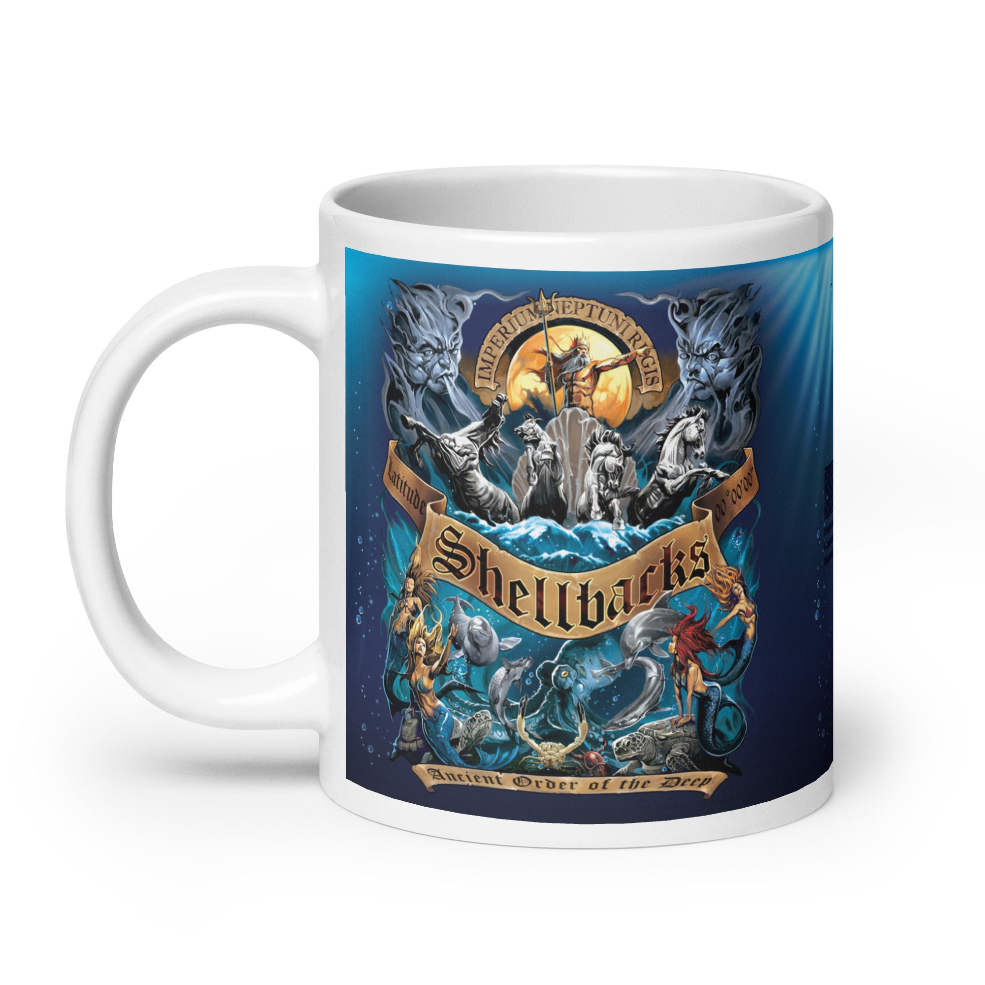 7.62 Design Shellbacks tazza mug ceramica bianca 591 ml 20 oz