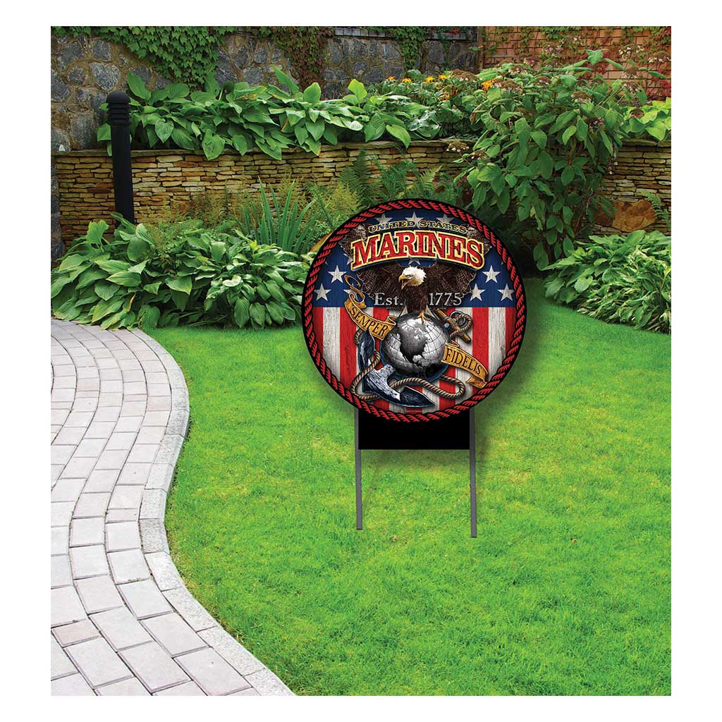 7.62 Design Home Products Cartello Giardino USMC Fighting Eagle 50x50 cm