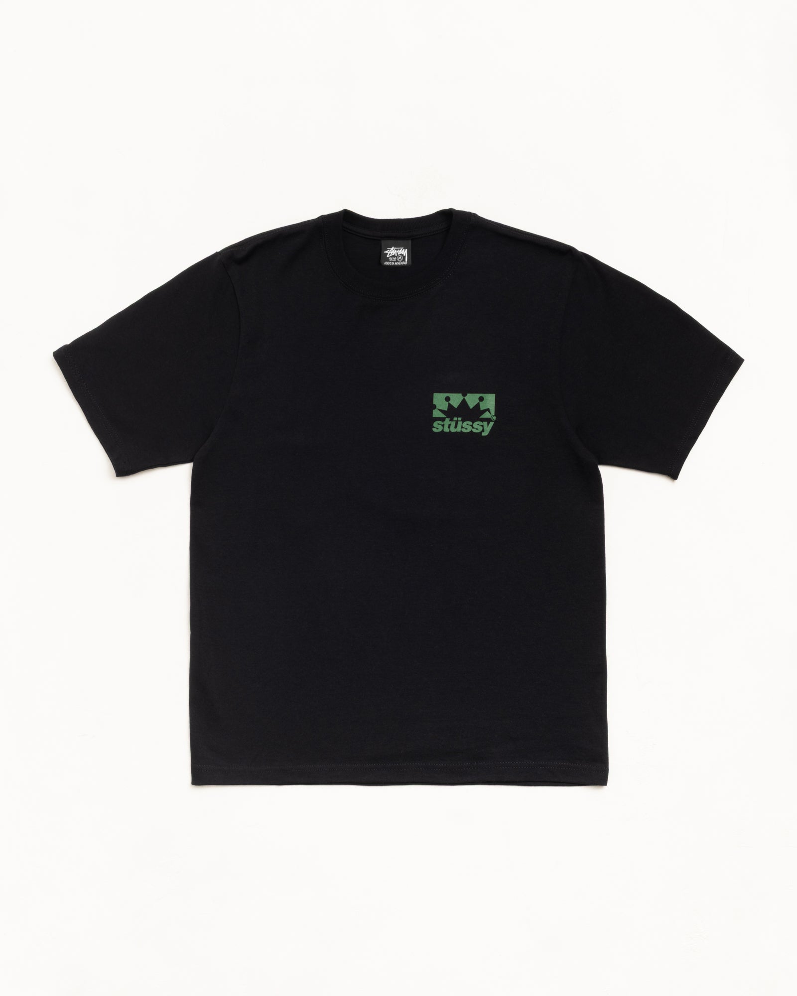 Stussy Box Crown Tee Maglietta Black 100% Cotone