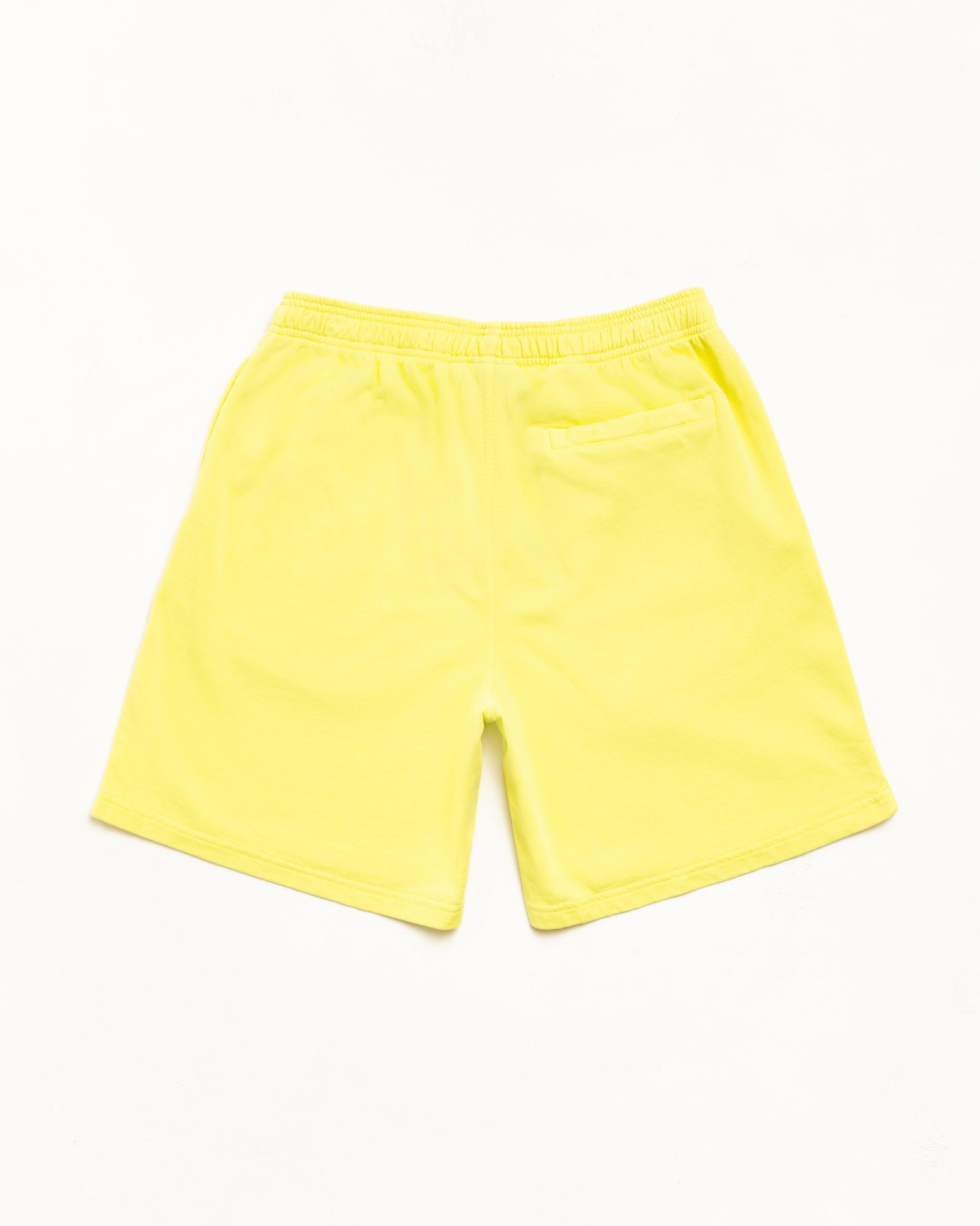 Stussy Lightweight Terry pantaloncini gialli cotone 19 cm