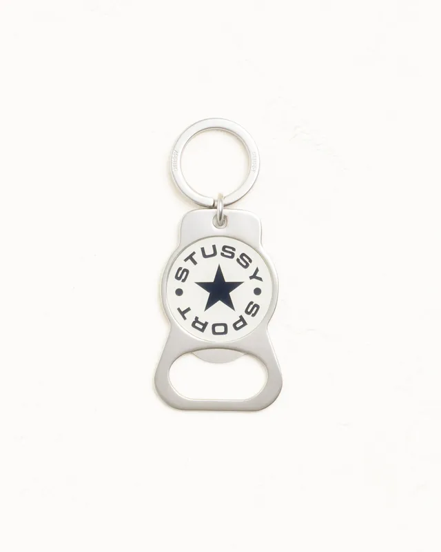 Stussy Accessories Portachiavi Apribottiglia portachiavi silver metallo