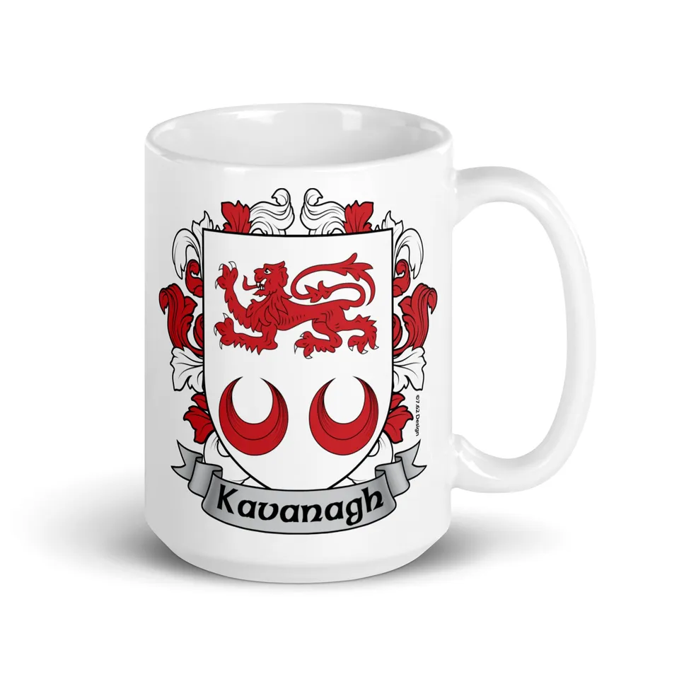 7.62 Design Drinkware Tazza Kavanagh Coat of Arms Ceramica 443 ml