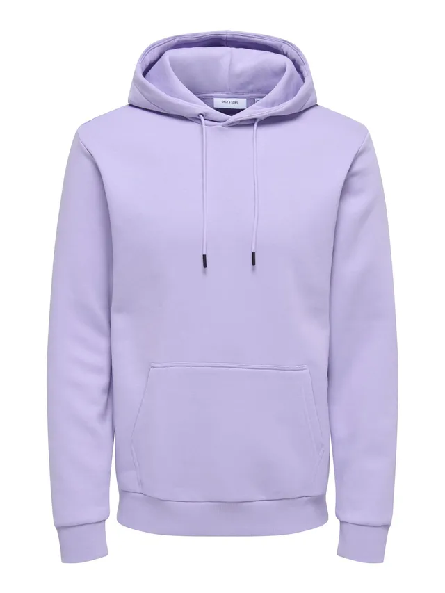 Only & Sons Onsceres Felpa Cappuccio Uomo Lavanda XS