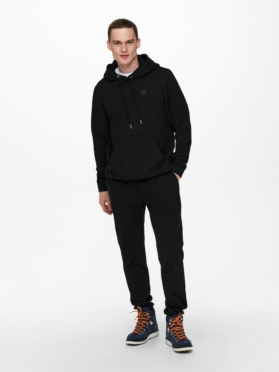 Only & Sons Onsrodney Felpa Uomo Hoodie Cotone