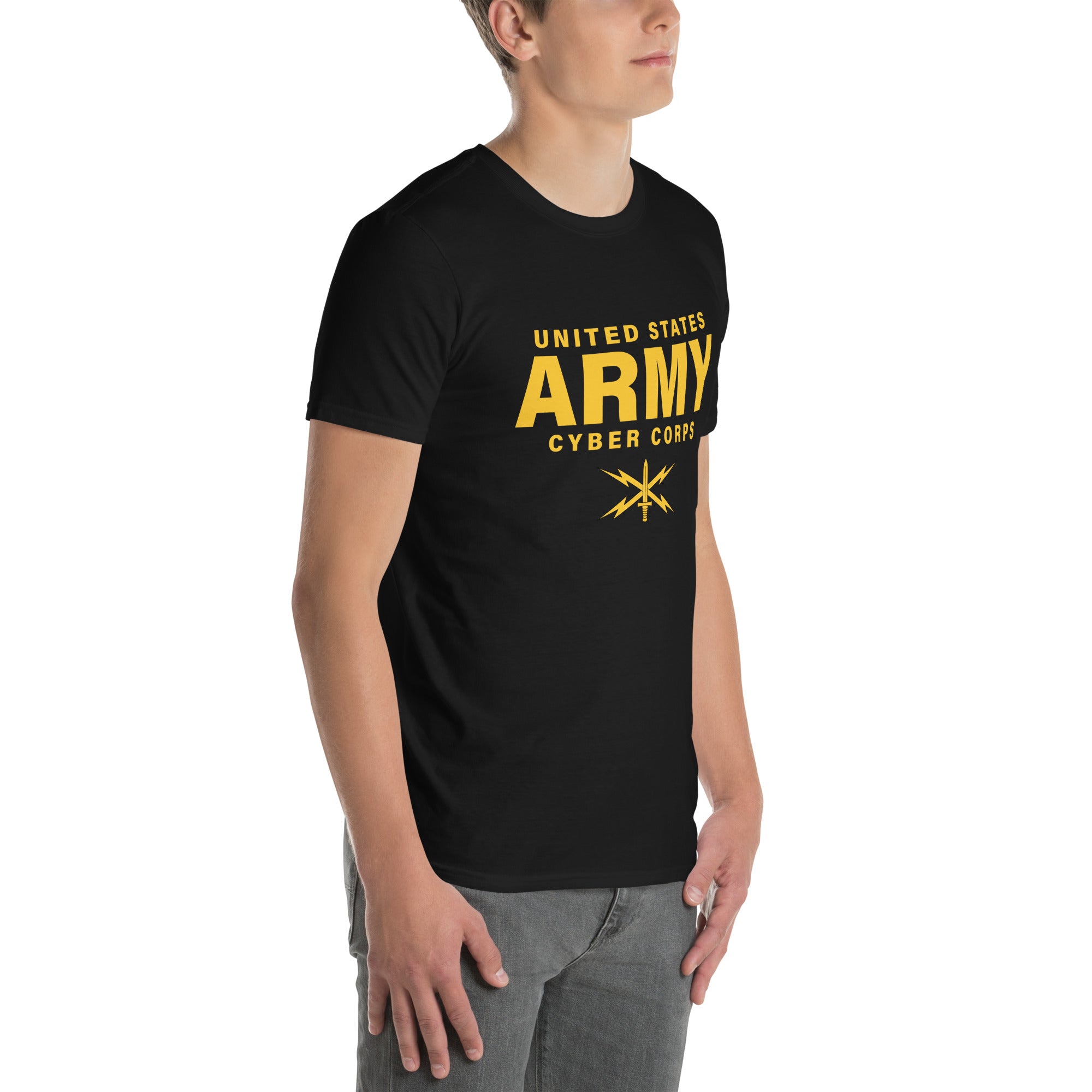 7.62 Design T-Shirts Army Cyber Corps maglietta cotone nera L
