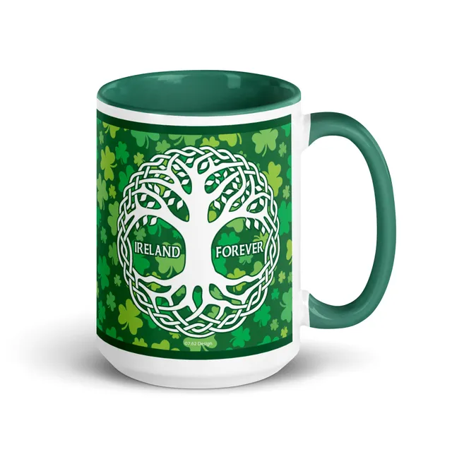 7.62 Design Tree of Life Tazza Ceramica 15oz Shamrock