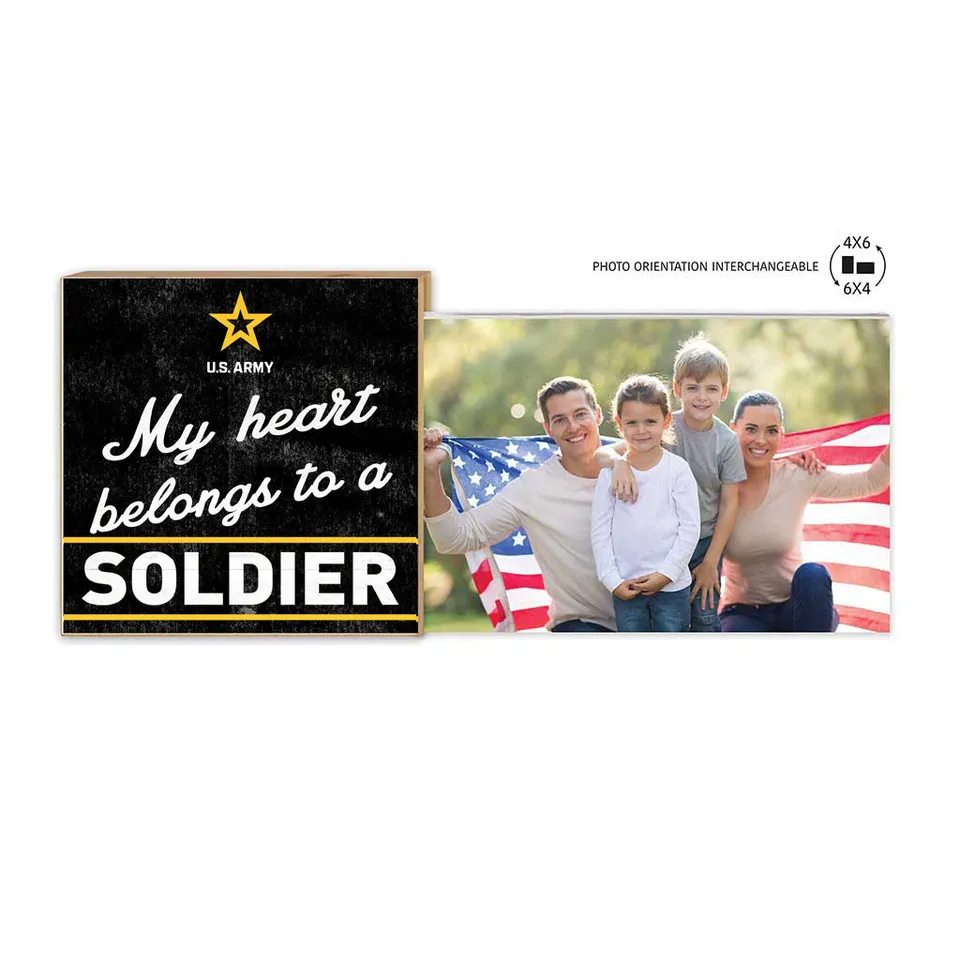 7.62 Design Army Cornice Foto 4x6 My Heart Belongs