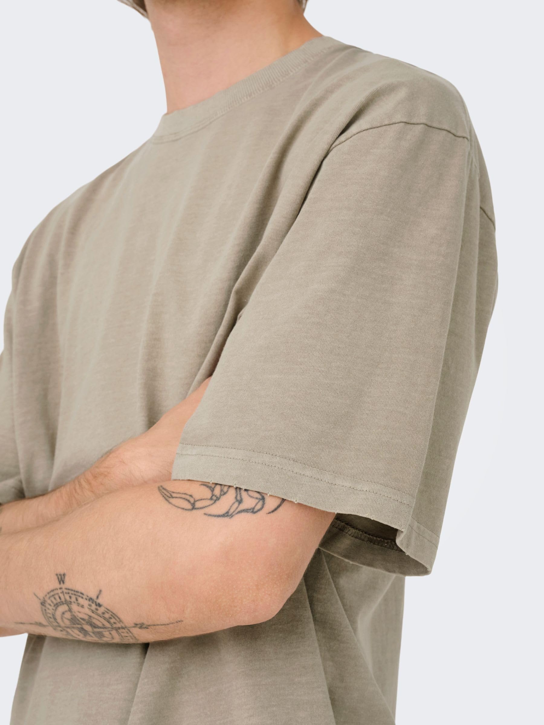 Only & Sons Onsdistress T-Shirt Uomo manica corta basic