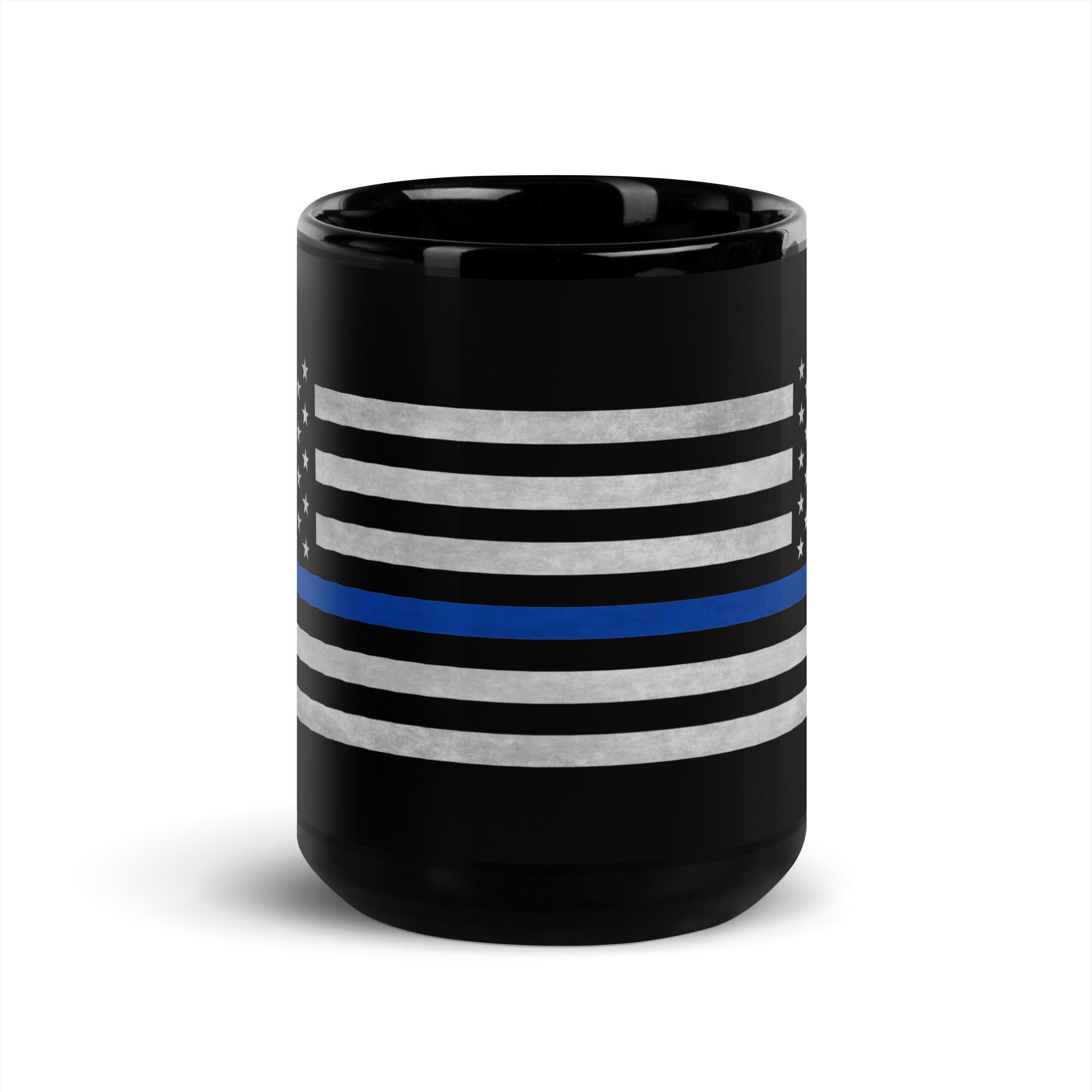 7.62 Design Drinkware Tazza Blue Line Flag 450ml nera ceramica