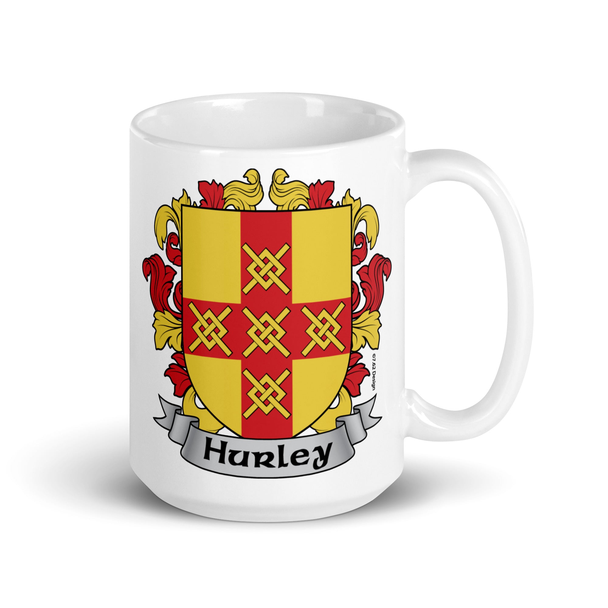 7.62 Design Hurley Coat of Arms 15oz Tazza Ceramica Irlandese