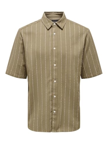 Only & Sons Camicia Manica Corta Colletto Uomo Comoda