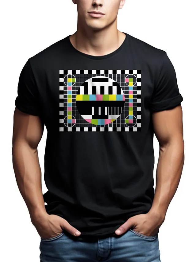 MAKAYA Sheldon Testscreen T-Shirt Uomo Cotone 185 g