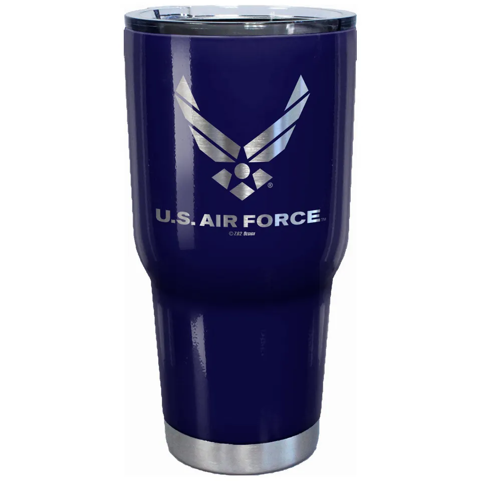 7.62 Design Air Force Logo travel mug acciaio 32oz laser
