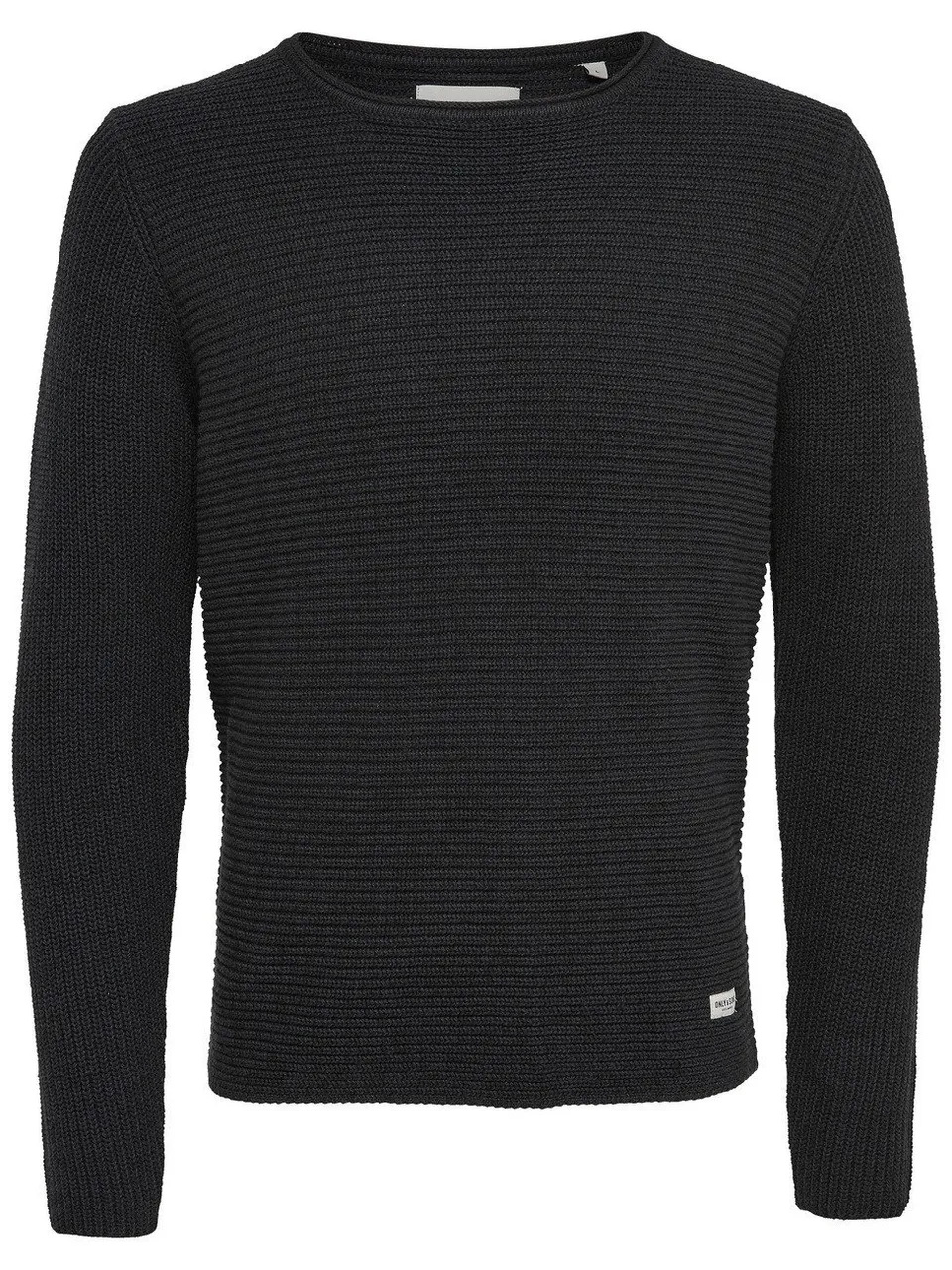 Only & Sons Onssato Twist felpa uomo nero cotone taglia L