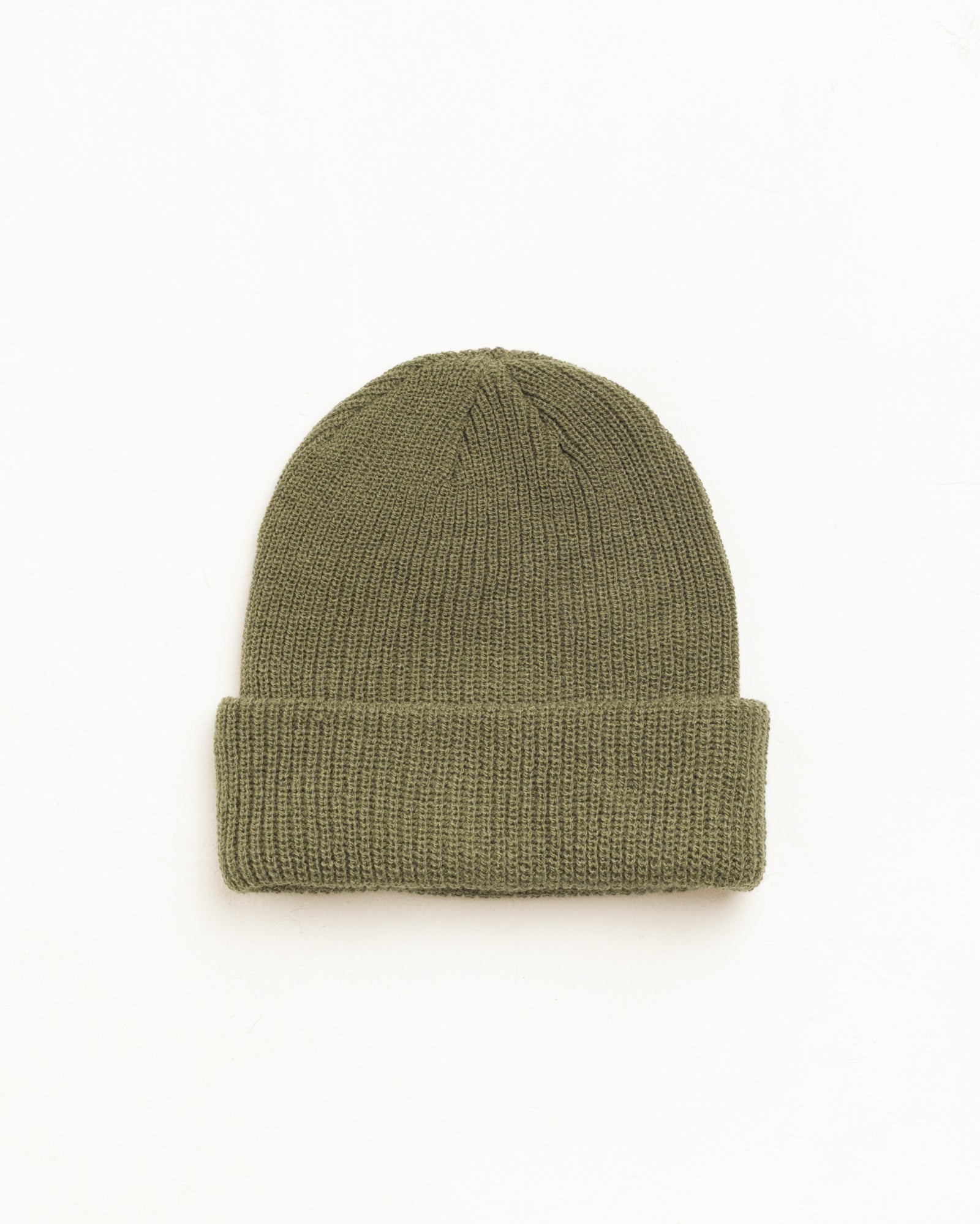 Stussy Basic Cuff Beanie berretto verde oliva taglia unica