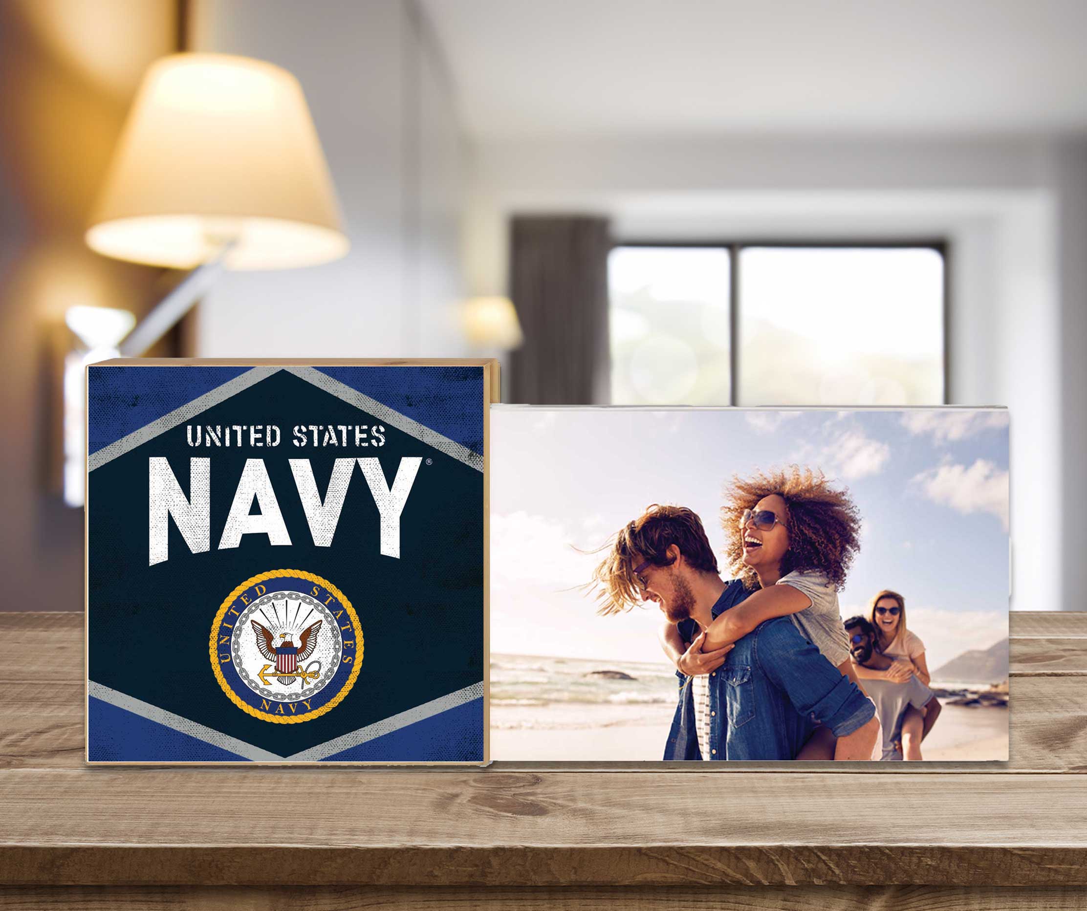 7.62 Design Navy cornice foto 4x6 portafoto 13x27cm