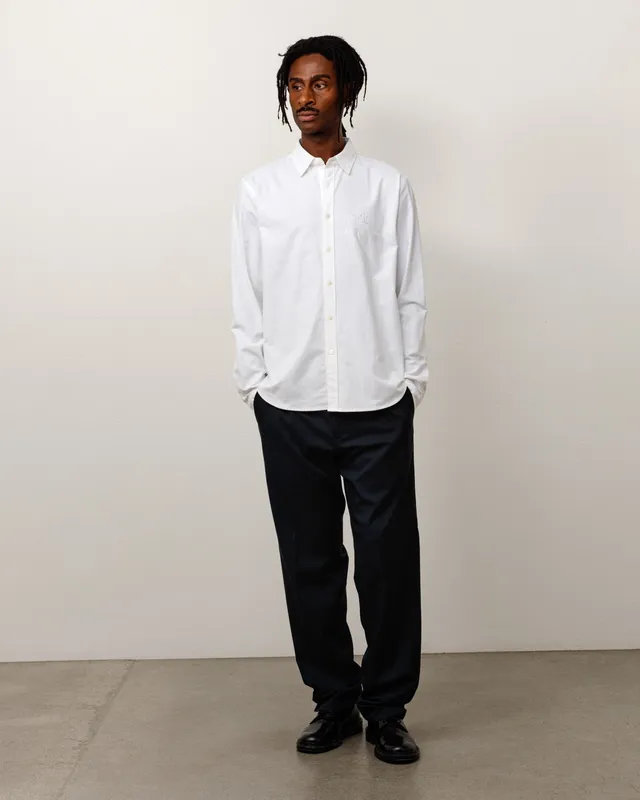 Stussy Junya Button-Down camicia bianca oxford