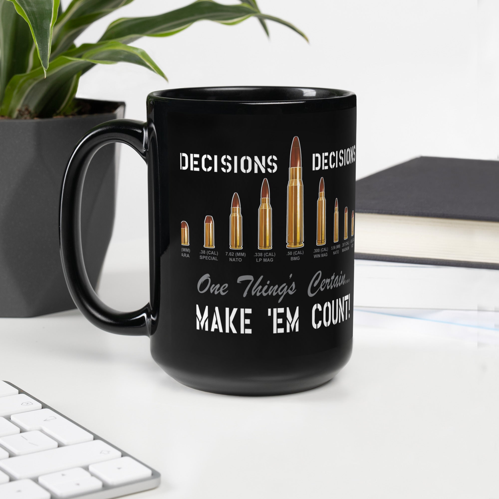 7.62 Design Decisions Decisions 2A tazza ceramica nera 443 ml