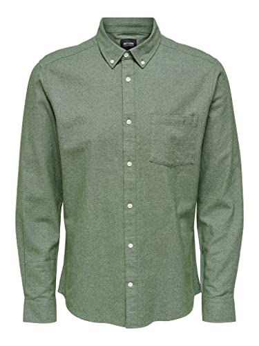ONLY & SONS Onsneil Camicia oxford uomo colletto cotone
