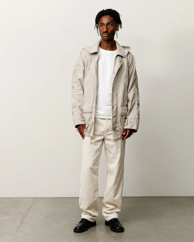 Stussy Lightweight Field Parka parka Stone cotone