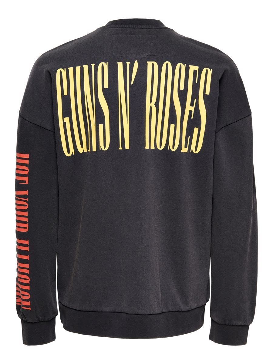 Only & Sons OnsGunsNRoses Felpa Uomo Cotone Stampa Band