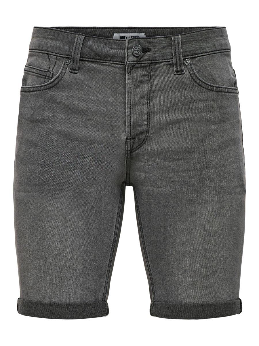ONLY & SONS Pantaloncini Jeans Uomo Denim Taglia XL