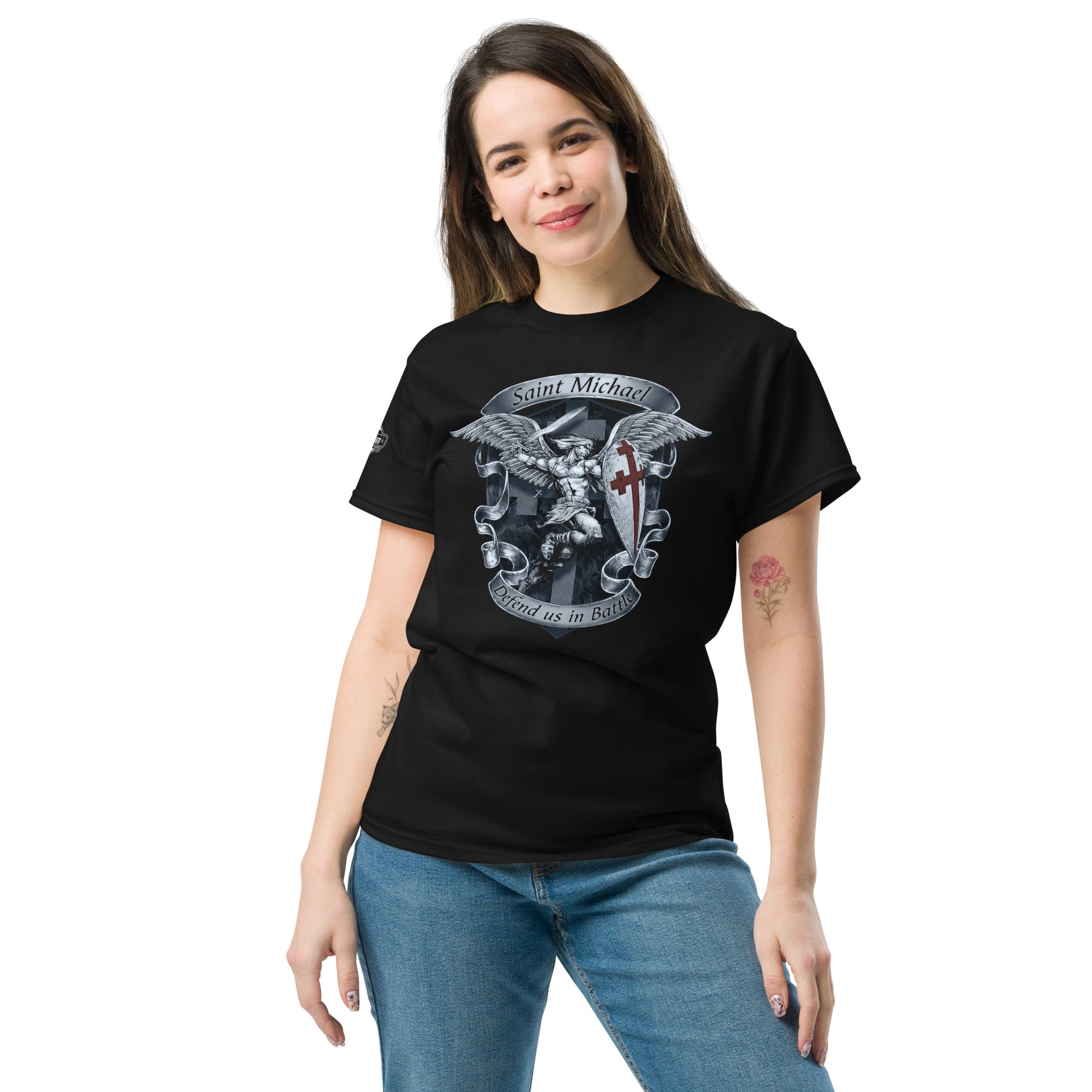 7.62 Design St Michael maglietta uomo cotone nera 3XL