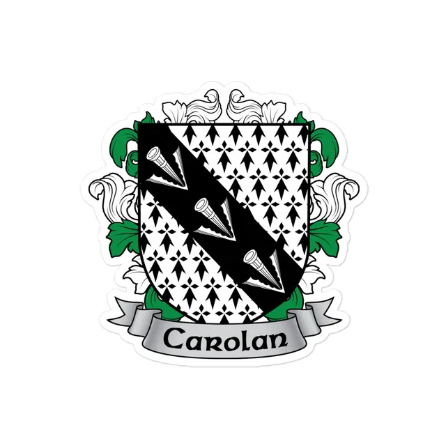 7.62 Design Carolan Coat of Arms Sticker Vinile 3x3 Stemma
