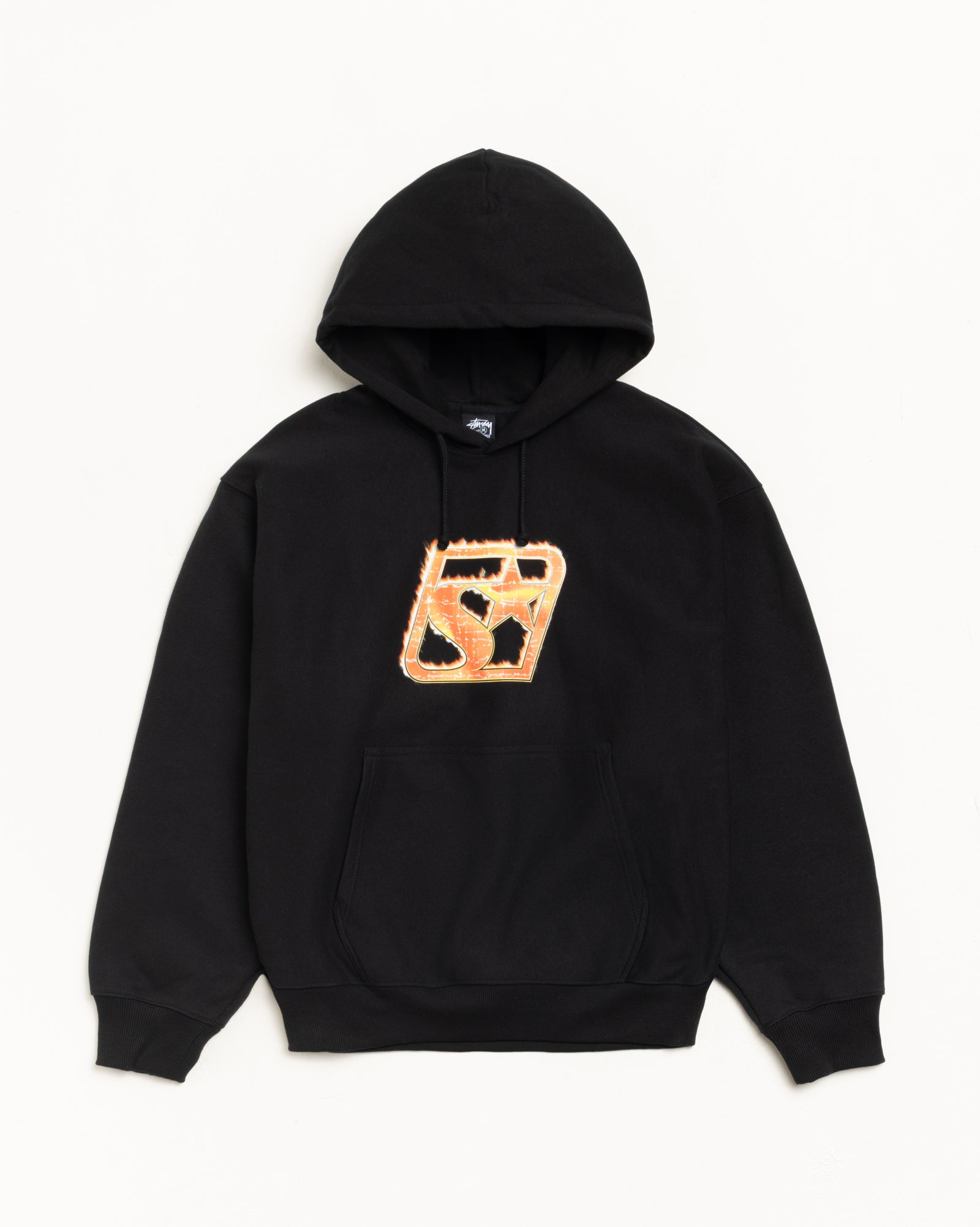 Stussy Blaze Hoodie felpa Black 430gsm taglia L